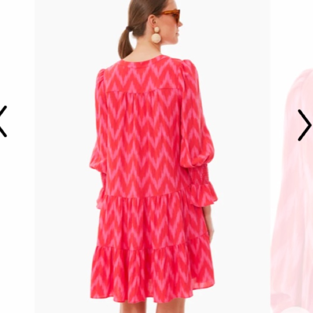 NWOT Tuckernuck Pomander Place pink Kenzo dress S - Picture 3 of 11